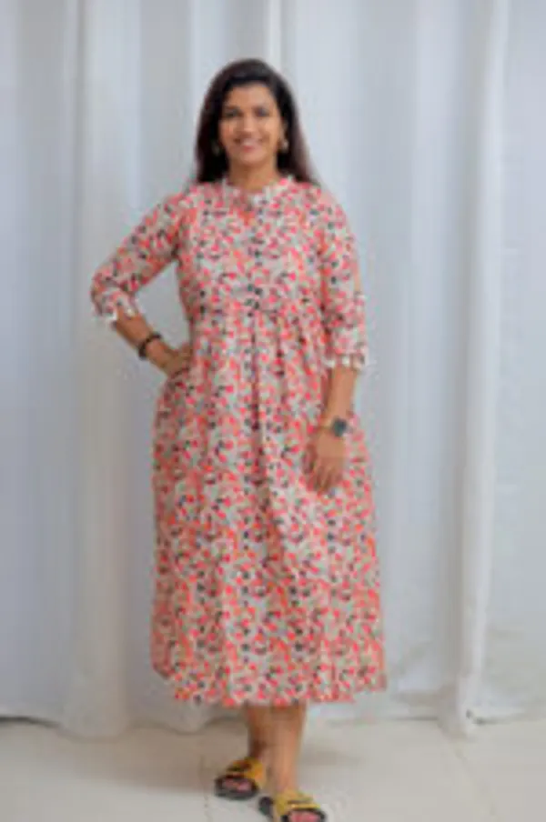 Sugar_Bloom_Pink_Cotton_Maxi_Dress_With_Puff_Sleeves