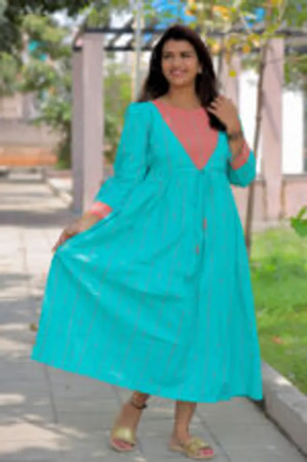 Mint_Melody_Aqua_Flared_Maxi_Frock