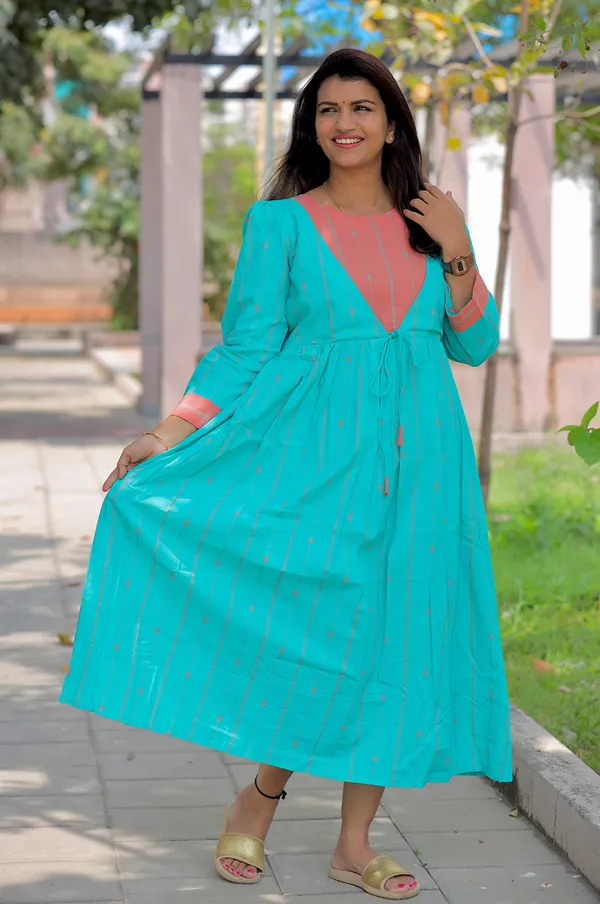 Mint_Melody_Aqua_Flared_Maxi_Frock
