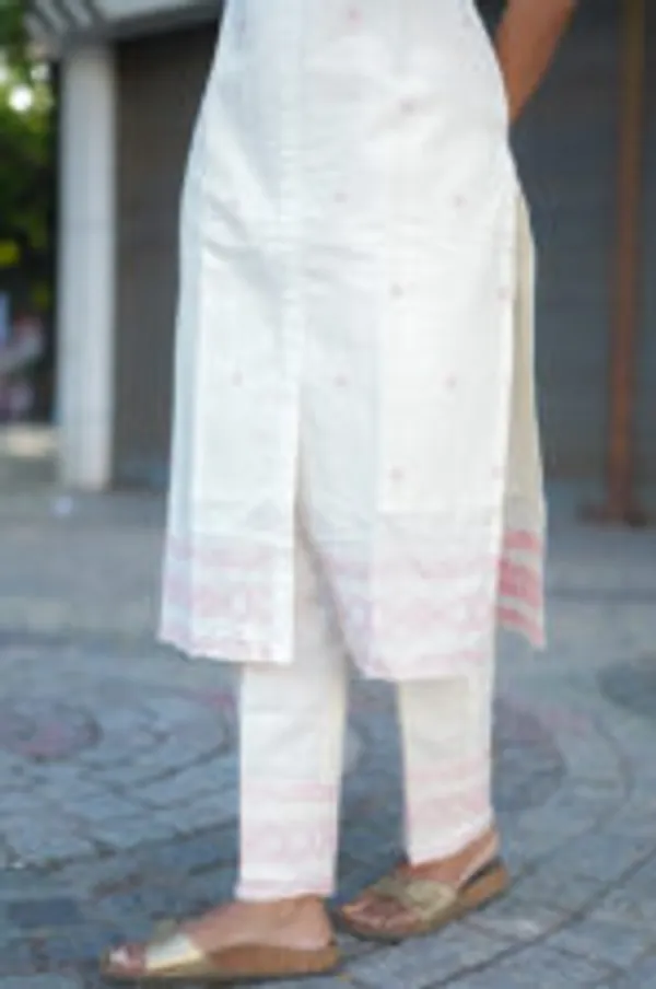 Ivory_Pink_Handloom_Co_Ord_Set