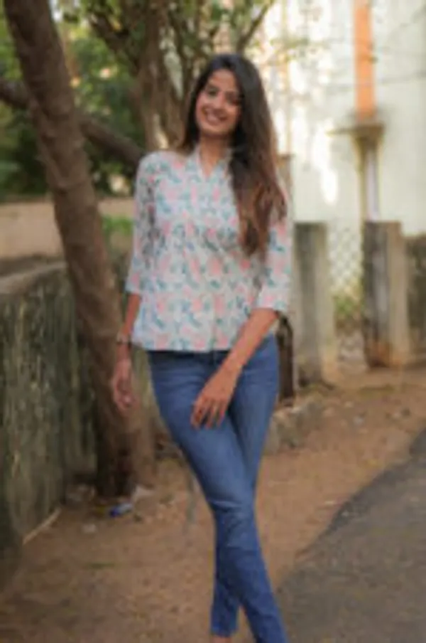 Petal_Poise_Mul_Mul_Cotton_Floral_Short_Top