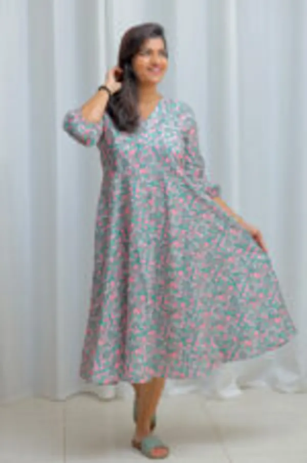 Petal_Play_Slub_Cotton_Floral_Maxi_Frock