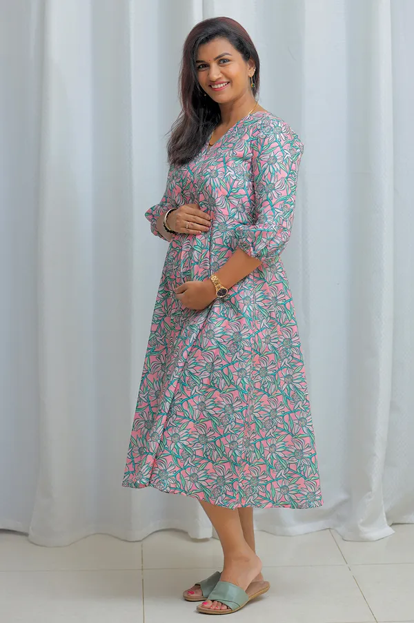 Petal_Play_Slub_Cotton_Floral_Maxi_Frock