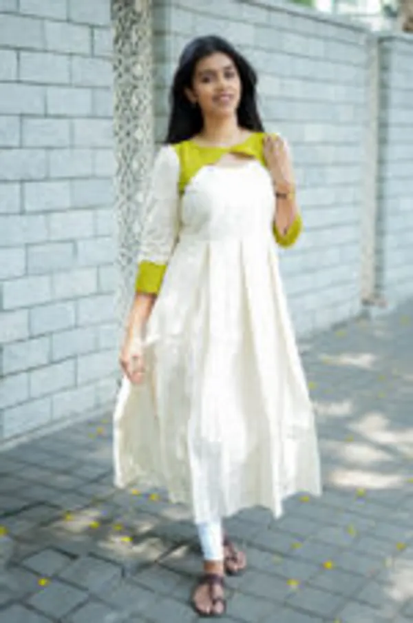 Lime_Glaze_Elegance_Slub_Silk_Cotton_Kurti