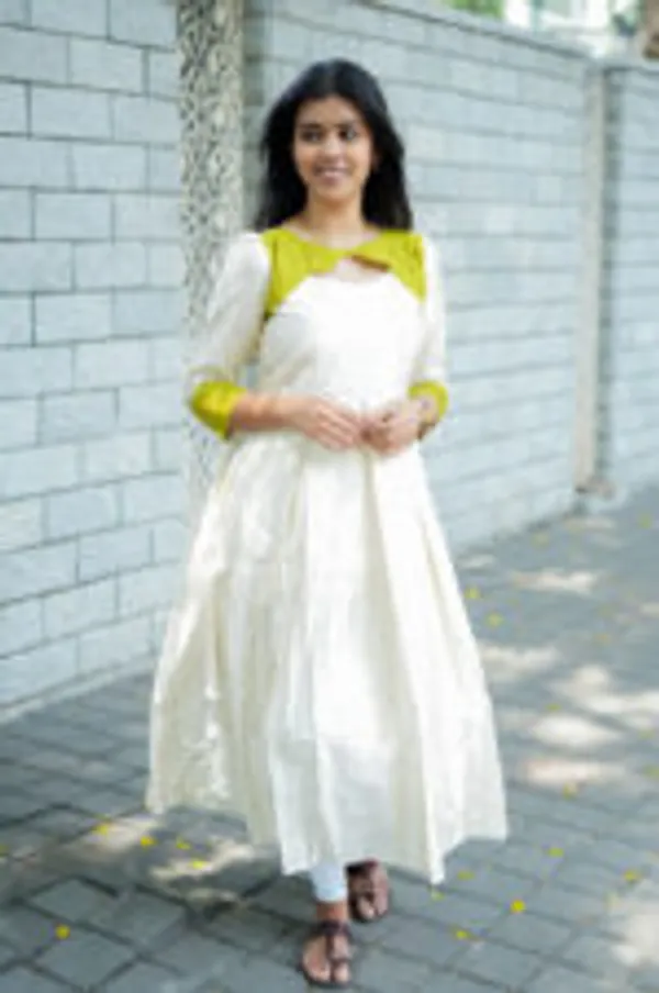 Lime_Glaze_Elegance_Slub_Silk_Cotton_Kurti