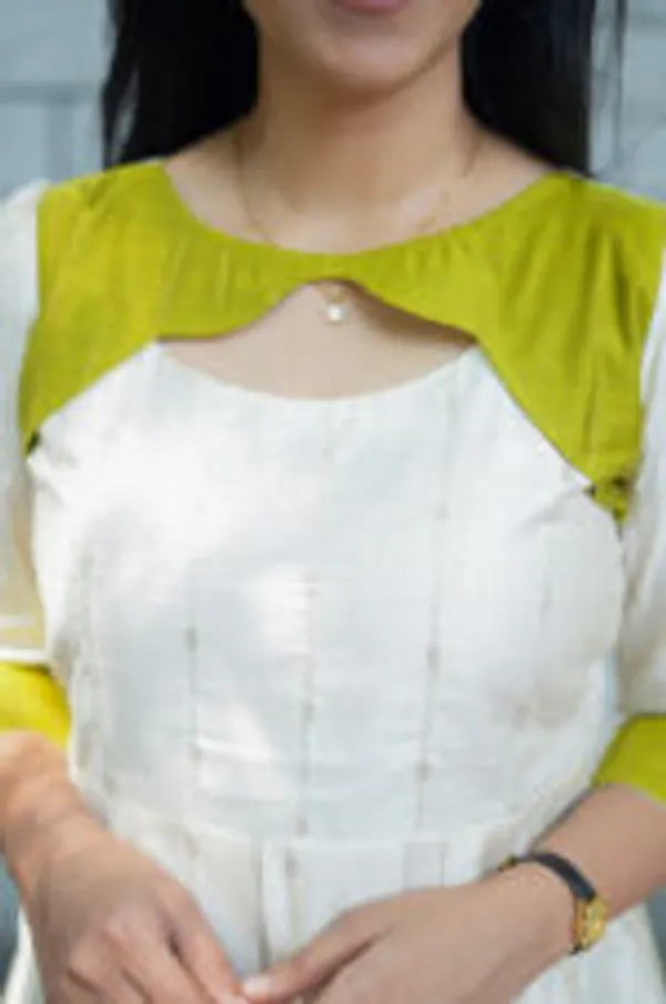 Lime_Glaze_Elegance_Slub_Silk_Cotton_Kurti