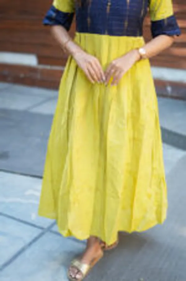 Green_Navy_Silk_Maxi_Frock