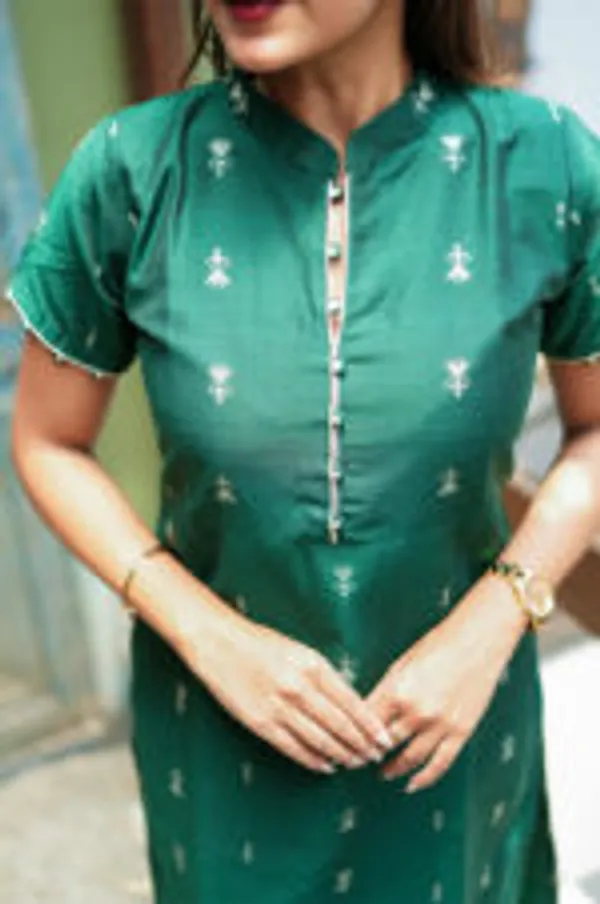 Emerald_Charm_Handloom_Cotton_Kurti