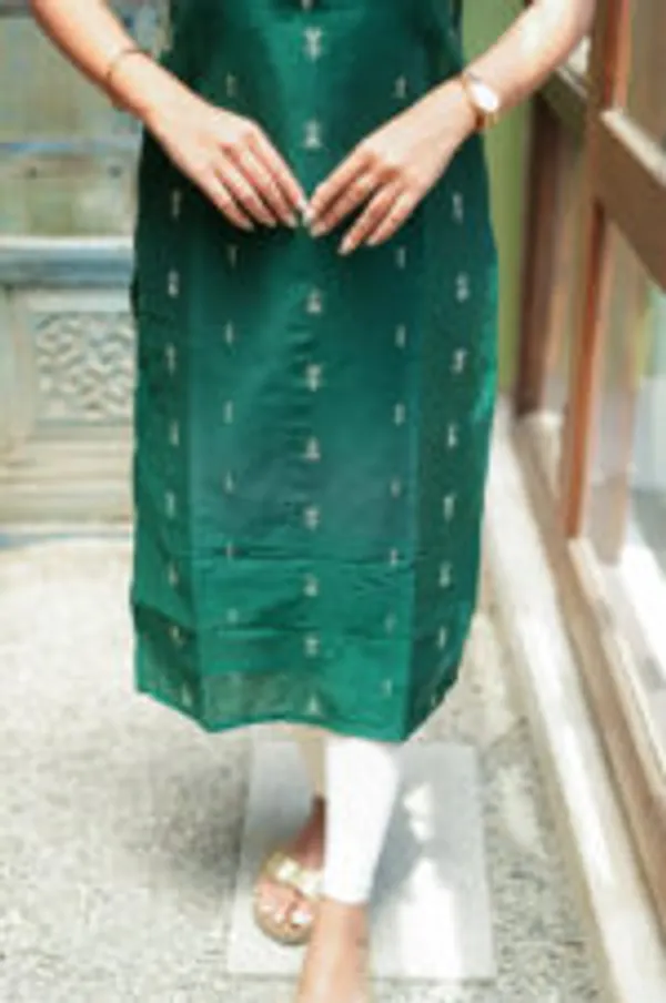 Emerald_Charm_Handloom_Cotton_Kurti