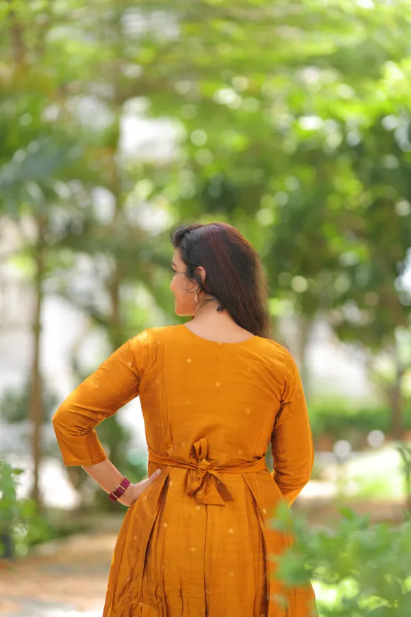 Mustard_Cotton_Maternity_Maxi_Dress_With_Printed_Neckline_Elegant_Comfort_Wear