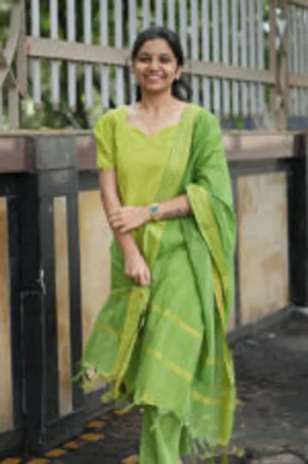 Vanmathi_Handloom_Mangalgiri_Cotton_Kurti_Set