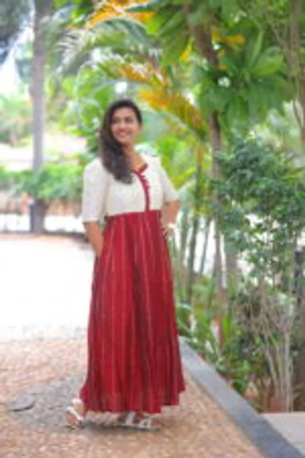Red_Striped_Cotton_Maternity_Maxi_Dress_With_Ivory_Yoke_Feeding_Friendly