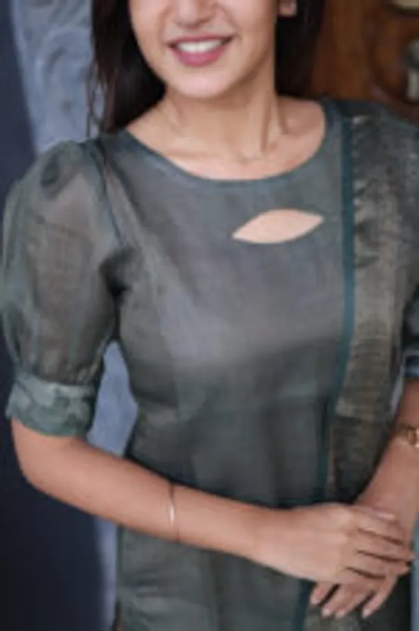 Olive_Charm_Tissue_Kurti_Set_With_Dupatta