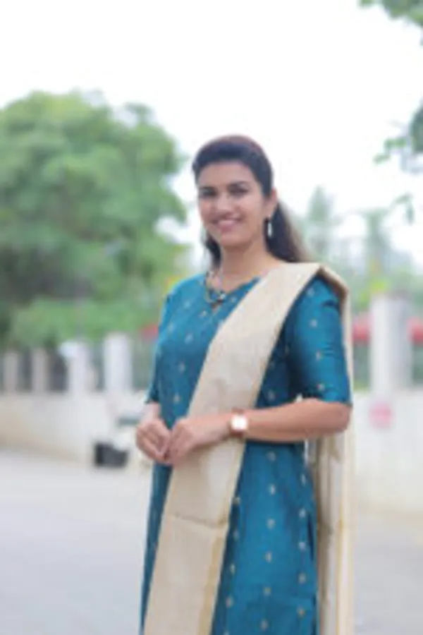 Teal_Blue_Cottonsilk_Butta_Kurti_With_Dupatta_Elegant_Everyday_Ethnic_Wear