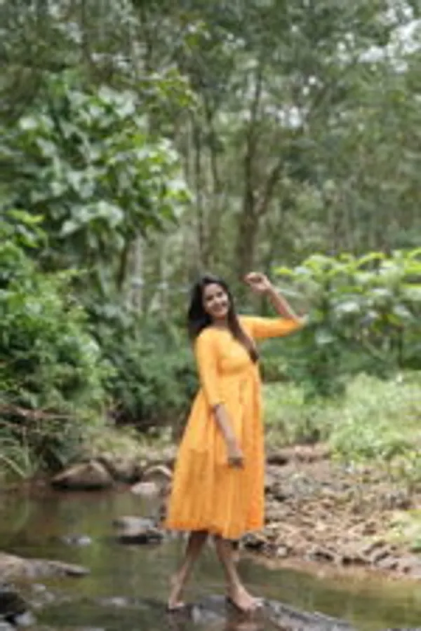 Yellow_Silk_Maxi_Frock_Elegant_Festive_Casual_Wear