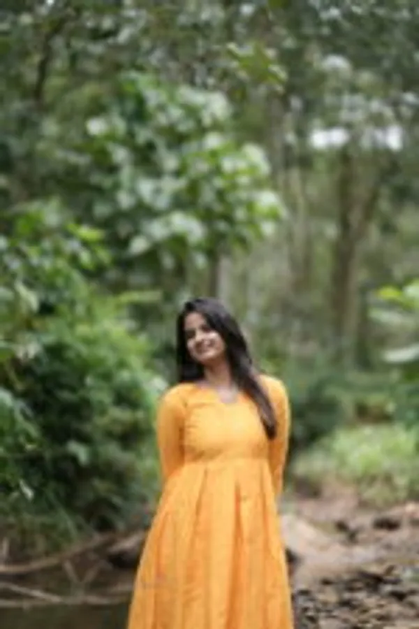 Yellow_Silk_Maxi_Frock_Elegant_Festive_Casual_Wear