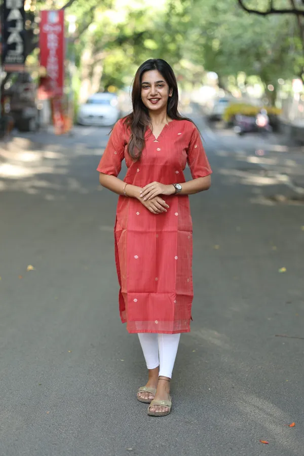 Rust_Red_Cotton_Straight_Kurti_With_Minimal_Motifs_Everyday_Elegance