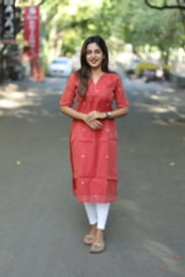 Rust_Red_Cotton_Straight_Kurti_With_Minimal_Motifs_Everyday_Elegance
