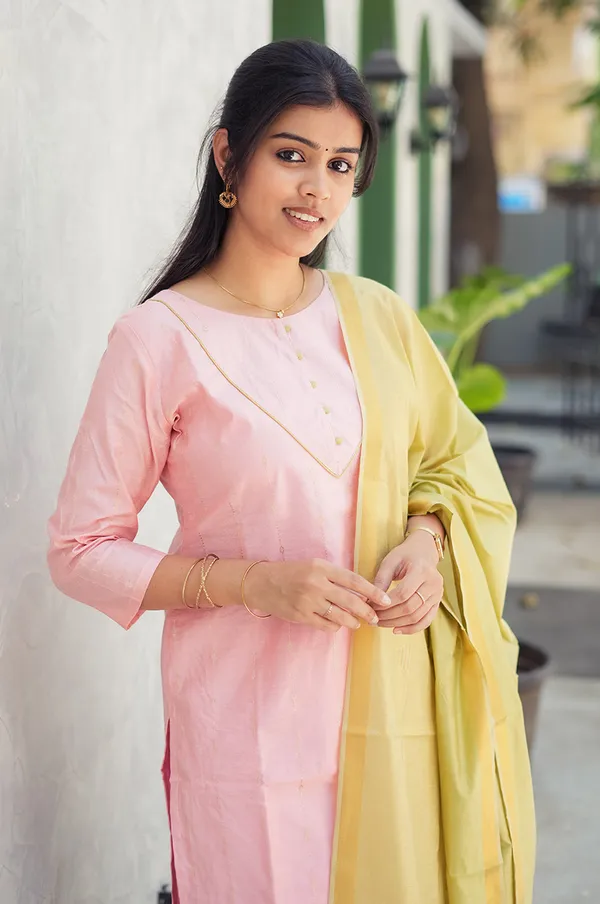 Sunblush_Charm_Tissue_Cotton_Kurti_Set
