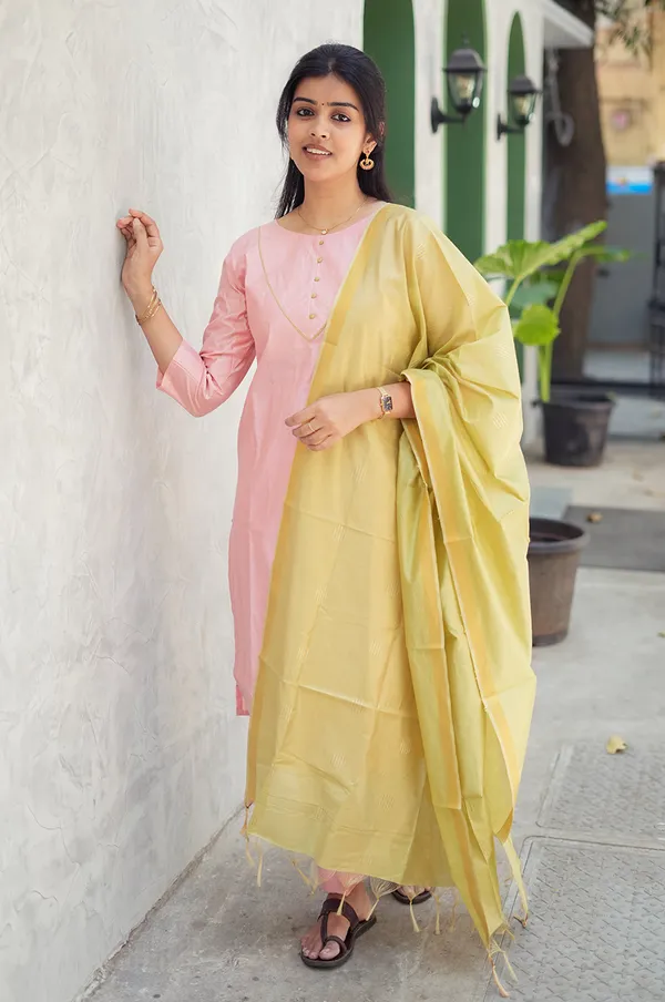 Sunblush_Charm_Tissue_Cotton_Kurti_Set