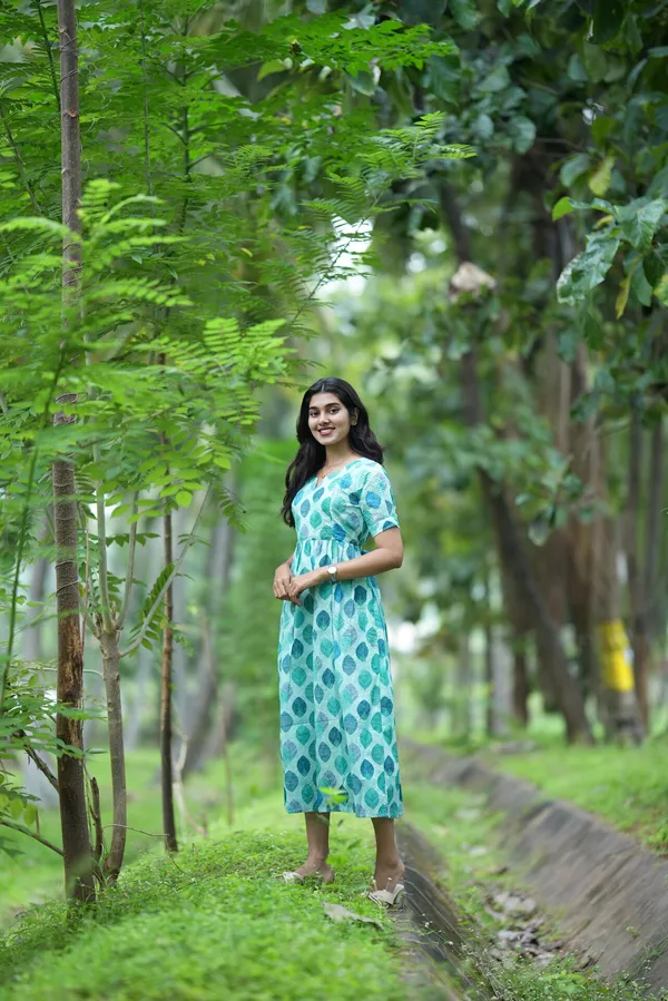 Leafora_Cotton_Maternity_Frock
