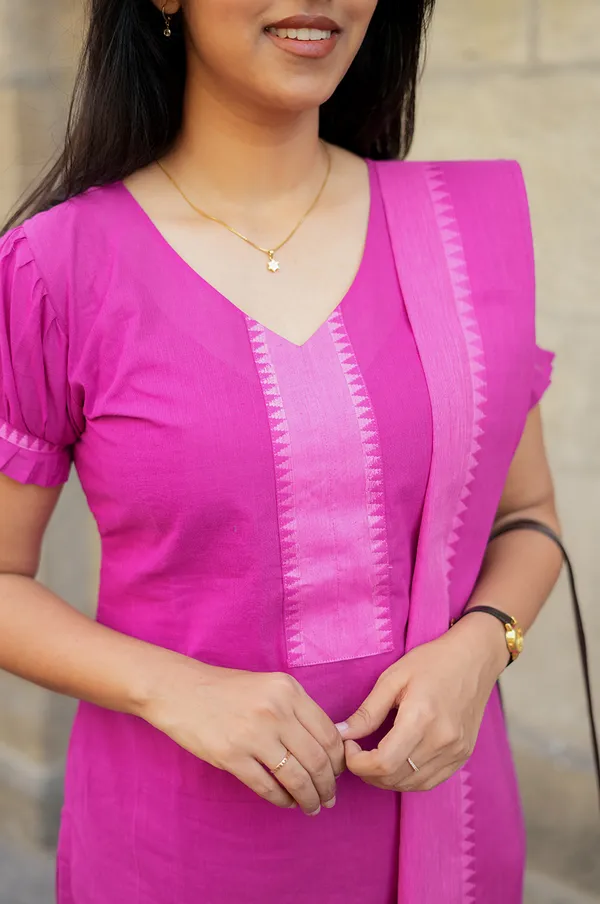 Pretty_In_Pink_South_Cotton_Kurti_Set_With_Tassel_Dupatta