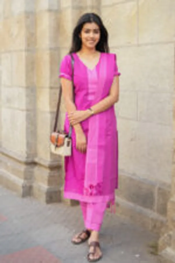 Pretty_In_Pink_South_Cotton_Kurti_Set_With_Tassel_Dupatta