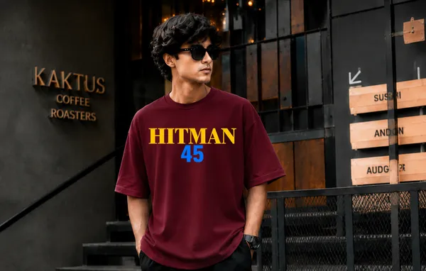 Maroon_French_Terry_Cotton_Oversized_Graphic_T-Shirt_For_Men