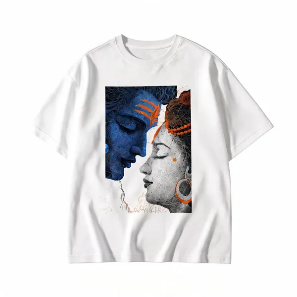 White_French_Terry_Cotton_Oversized_Graphic_T-Shirt_For_Men