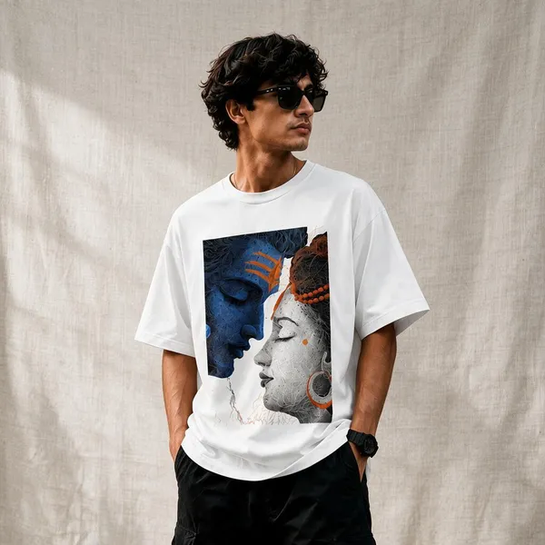 White_French_Terry_Cotton_Oversized_Graphic_T-Shirt_For_Men