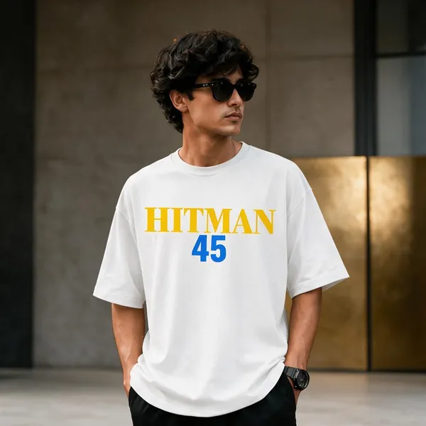 White_French_Terry_Cotton_Oversized_Graphic_T-Shirt_For_Men