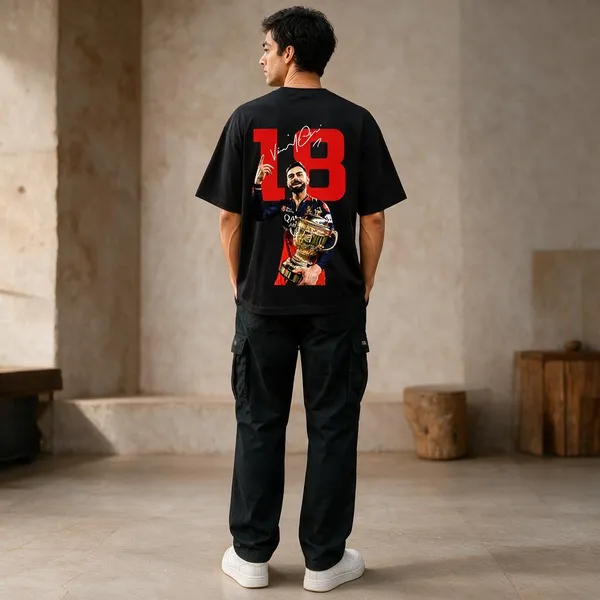 Black_French_Terry_Cotton_Graphic_T-Shirt_For_Men