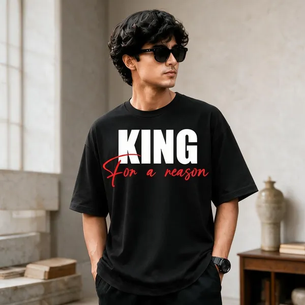 Black_French_Terry_Cotton_Graphic_T-Shirt_For_Men