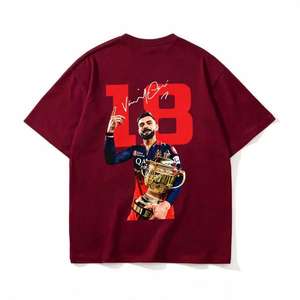 Maroon_French_Terry_Cotton_Graphic_T-Shirt_For_Men