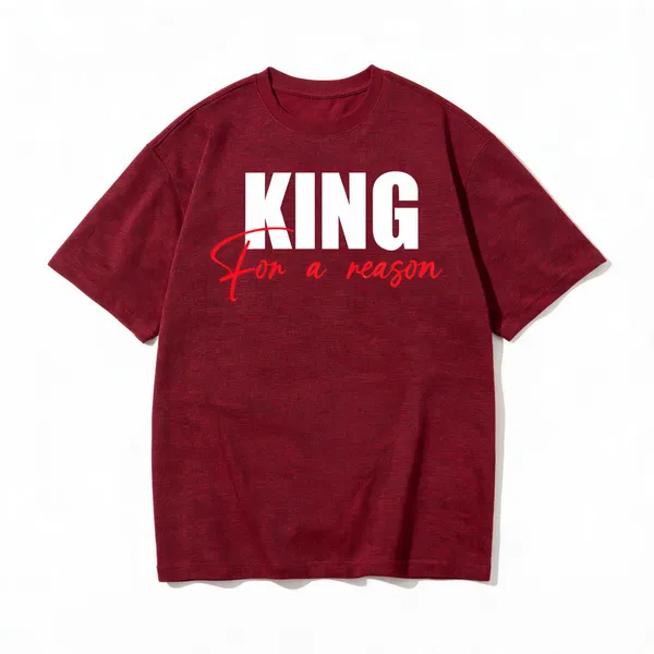 Maroon_French_Terry_Cotton_Graphic_T-Shirt_For_Men