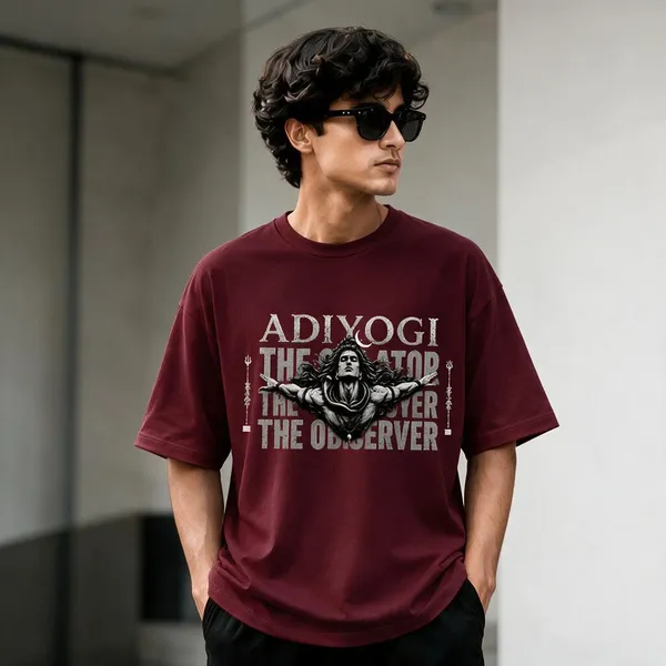 Maroon_French_Terry_Cotton_Graphic_Print_T-Shirt_For_Men