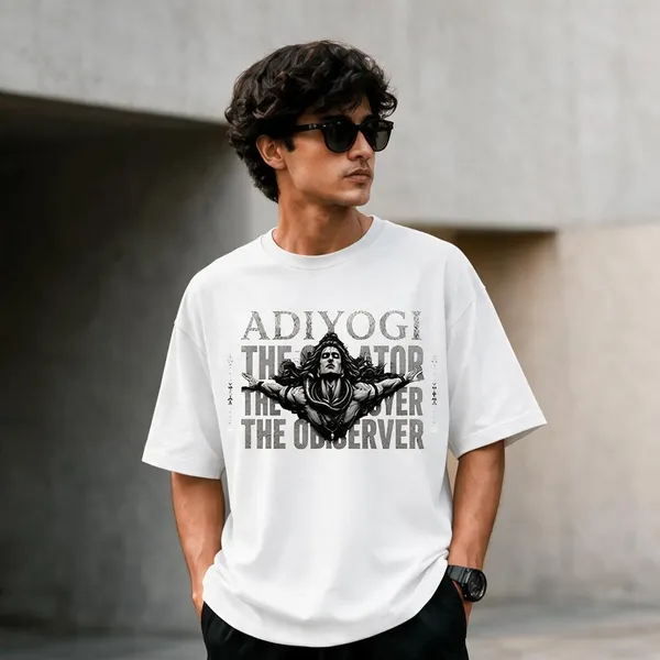 White_French_Terry_Cotton_Graphic_Print_T-Shirt_For_Men