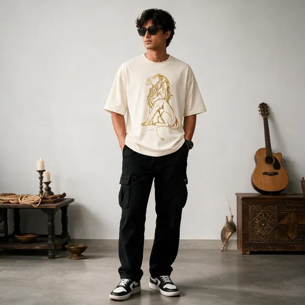 Off_White_French_Terry_Cotton_Oversized_Lion_Graphic_T-Shirt_For_Men