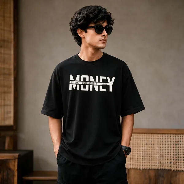 Black_French_Terry_Cotton_Oversized_Graphic_T-Shirt_For_Men