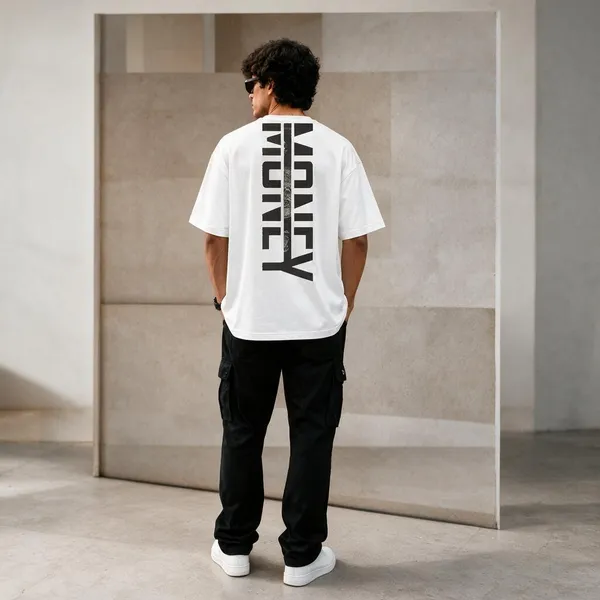 White_French_Terry_Cotton_Oversized_Graphic_T-Shirt_For_Men