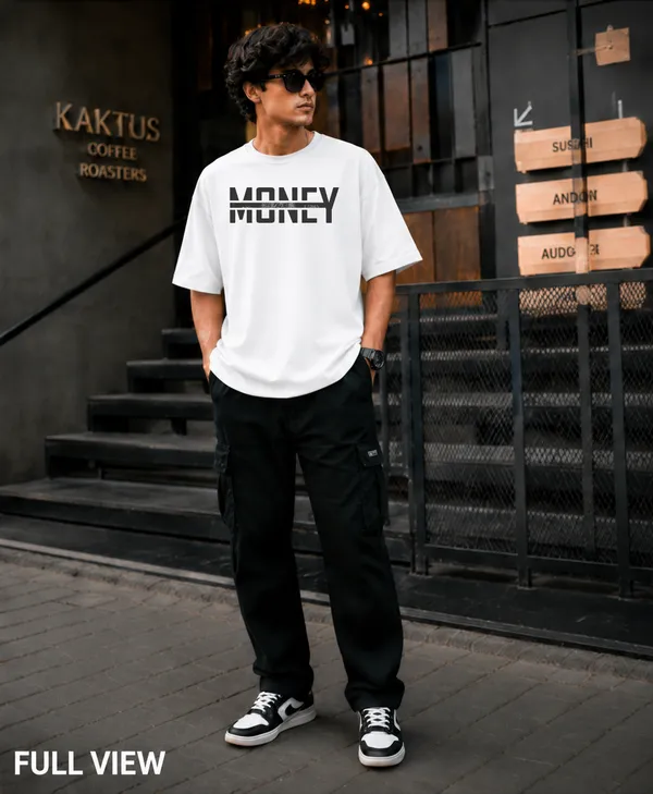 White_French_Terry_Cotton_Oversized_Graphic_T-Shirt_For_Men
