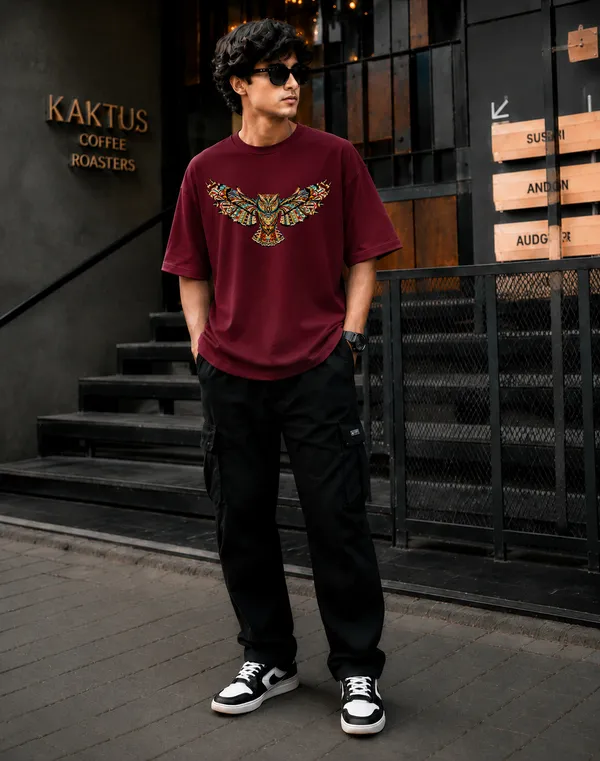 Maroon_Oversized_Graphic_T-Shirt_for_Men