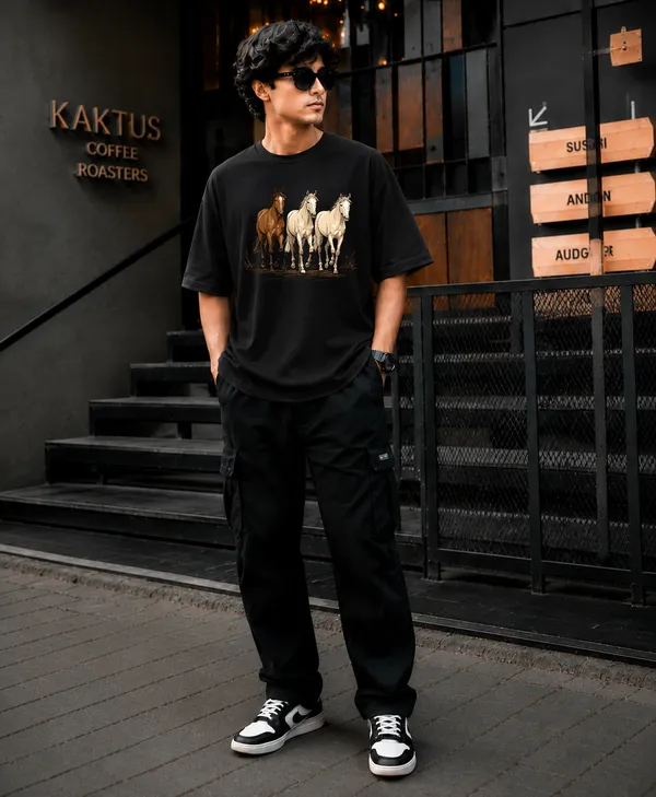 Black_French_Terry_Cotton_Oversized_Graphic_T-Shirt_For_Men