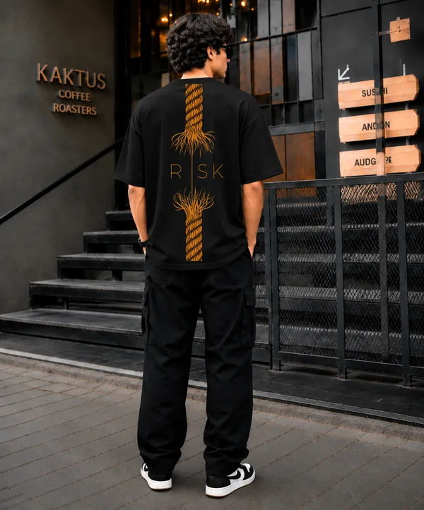 Black_French_Terry_Cotton_Oversized_T-Shirt_For_Men
