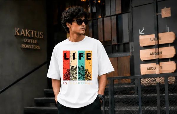 White_French_Terry_Cotton_T-Shirt_For_Men