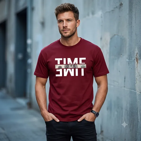 Maroon_French_Terry_Cotton_Oversized_Graphic_T-Shirt_For_Men
