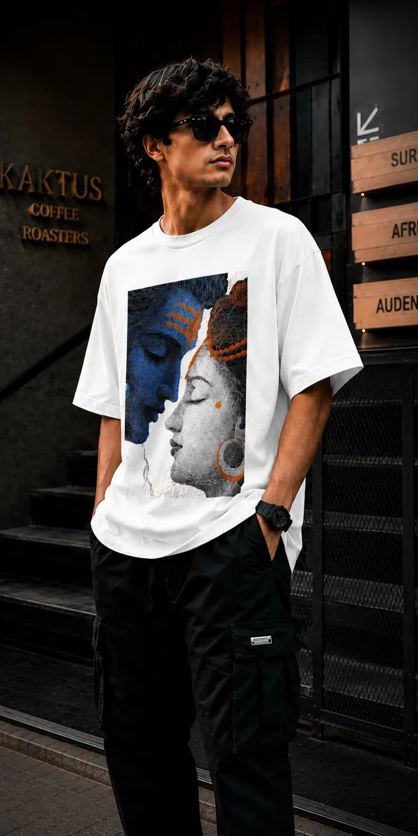 White_French_Terry_Cotton_Oversized_Graphic_T-Shirt_For_Men