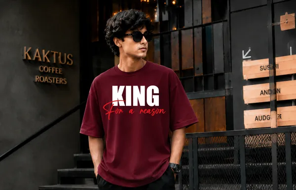 Maroon_French_Terry_Cotton_Graphic_T-Shirt_For_Men