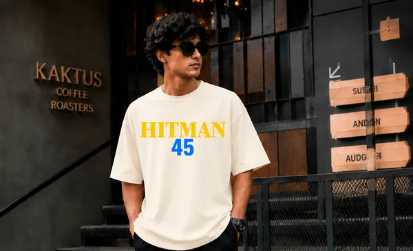 Cotton_Oversized_Hitman_45_Graphic_T-Shirt_For_Men
