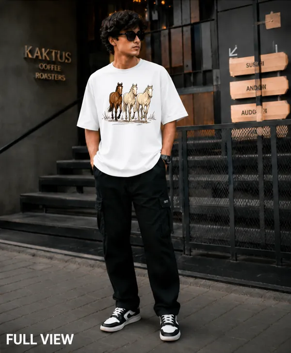 White_French_Terry_Cotton_Oversized_Graphic_T-Shirt_For_Men